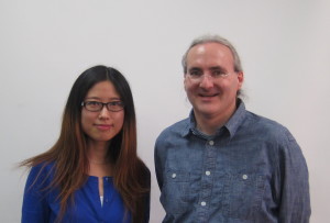 Xue Cai (left) and John Heidemann, after her PhD defense.